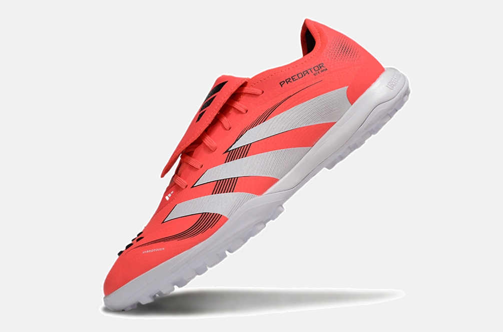 Chuteira Society Adidas Predator Elite Fold-Over Tongue TF - Laranja, Branca e Preta