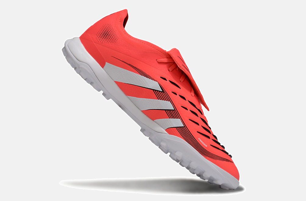 Chuteira Society Adidas Predator Elite Fold-Over Tongue TF - Laranja, Branca e Preta