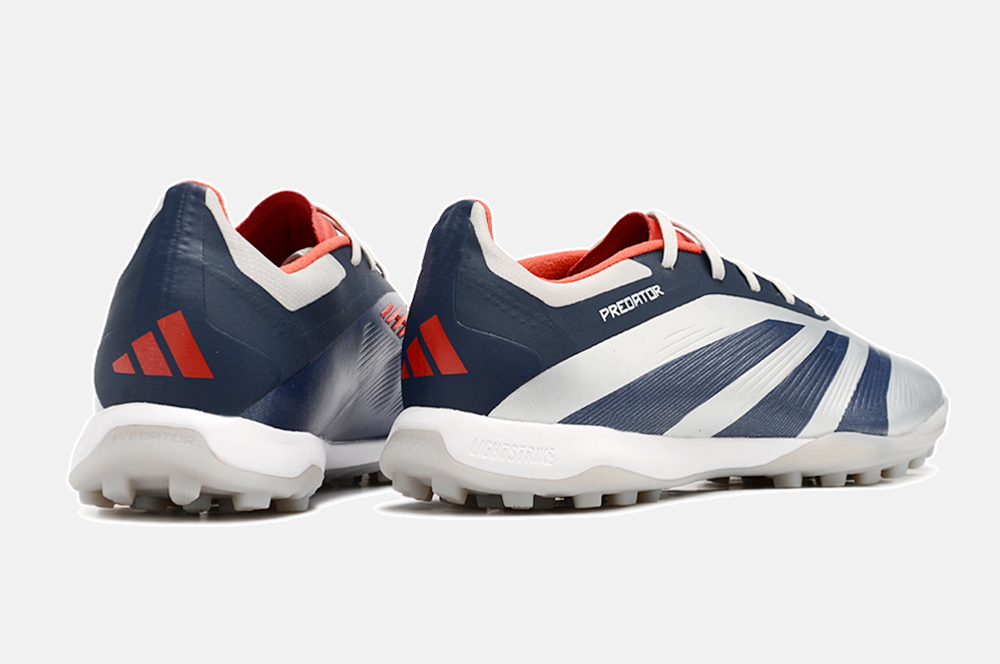 Chuteira Society Adidas Predator Elite 24 TF - Branca e Azul