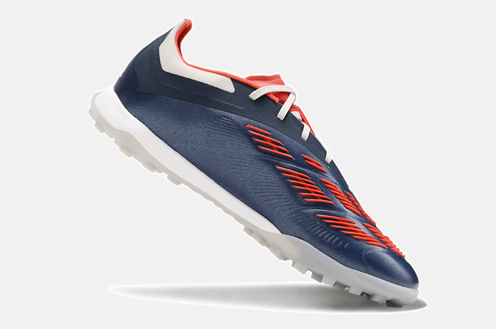 Chuteira Society Adidas Predator Elite 24 TF - Branca e Azul
