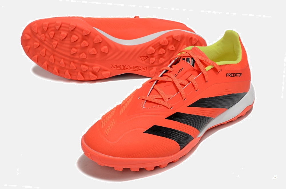 Chuteira Society Adidas Predator Elite 24 TF - Laranja e Preta