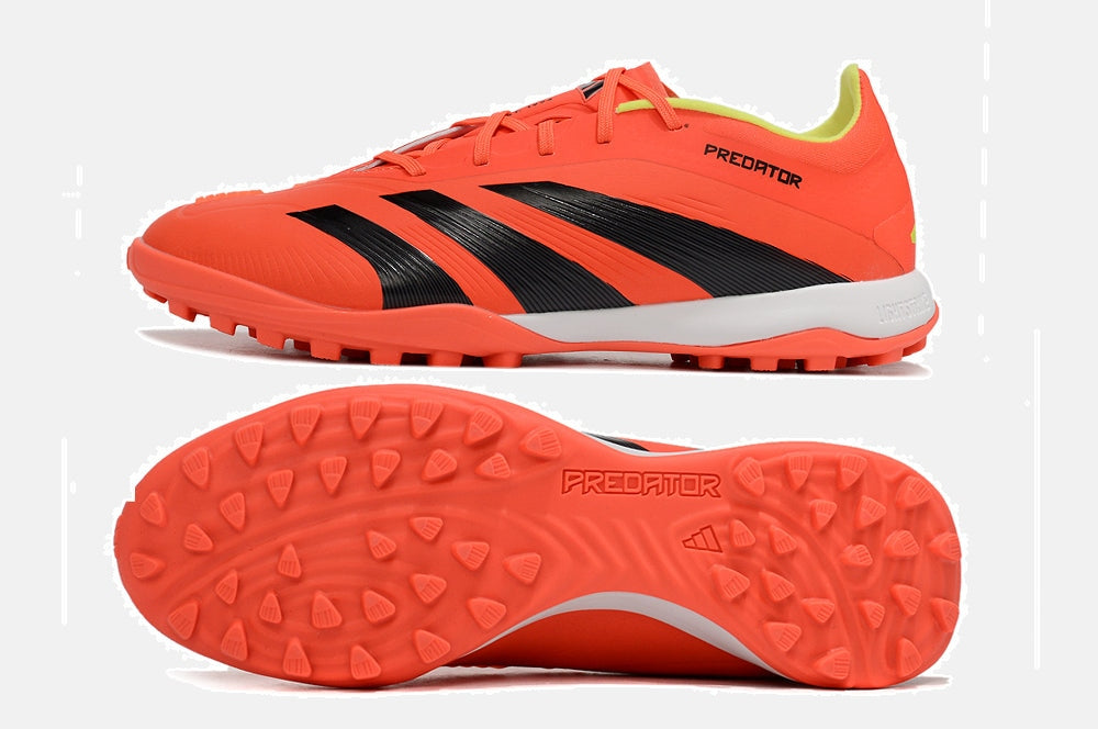 Chuteira Society Adidas Predator Elite 24 TF - Laranja e Preta