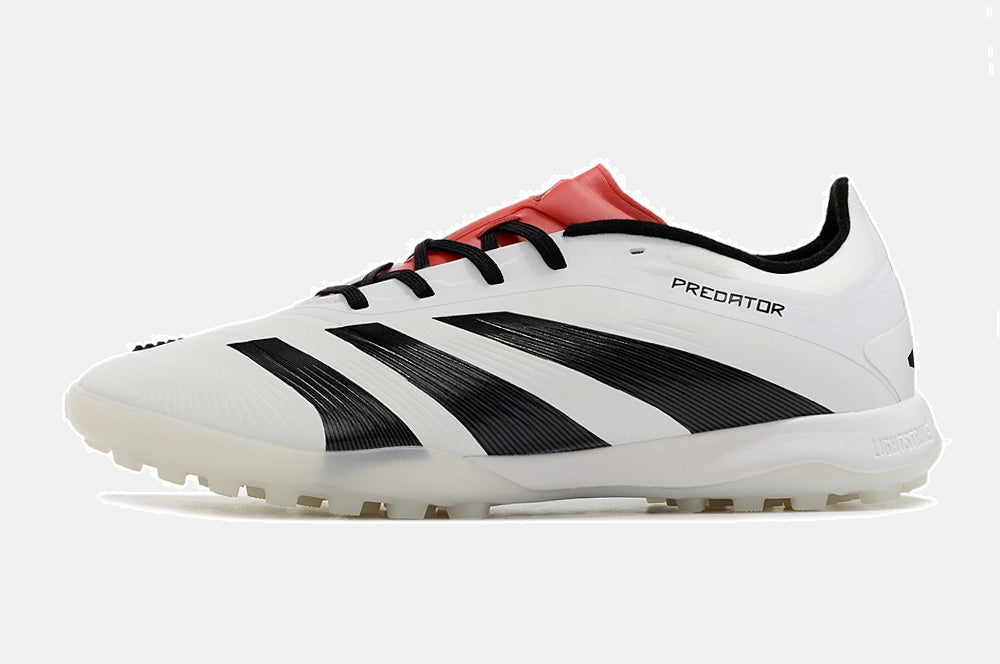Chuteira Society Adidas Predator Elite 24 TF - Branca e Preta