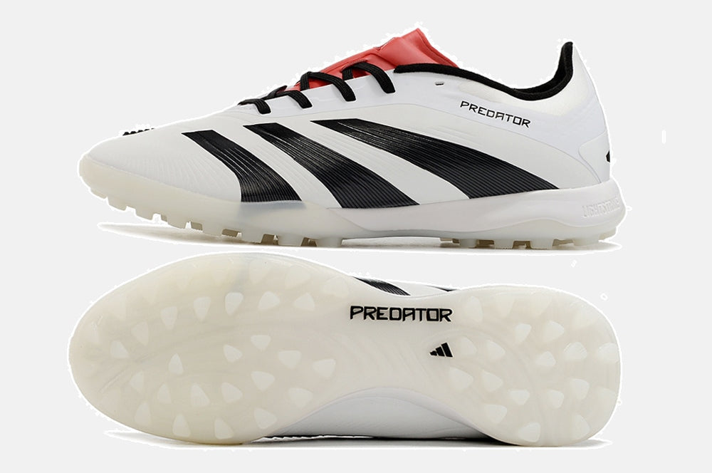 Chuteira Society Adidas Predator Elite 24 TF - Branca e Preta