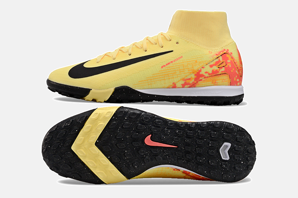 Chuteira Society Nike Air Zoom Mercurial Superfly 10 Elite TF - Amarela