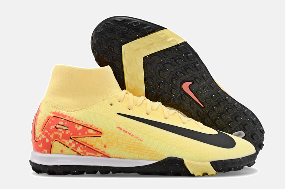 Chuteira Society Nike Air Zoom Mercurial Superfly 10 Elite TF - Amarela