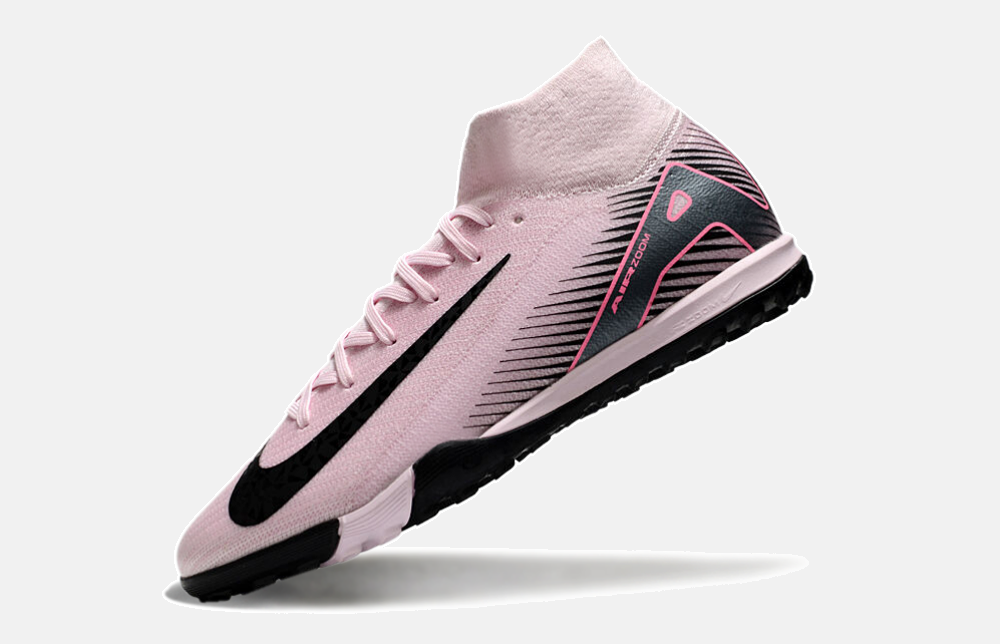 Chuteira Society Nike Air Zoom Mercurial Superfly 10 Elite TF - Rosa - detalhe