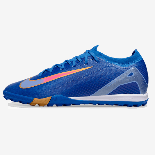 Chuteira Society Nike Air Zoom Mercurial Vapor 16 Elite TF - Azul e Amarela - MAGNUM SPORT*