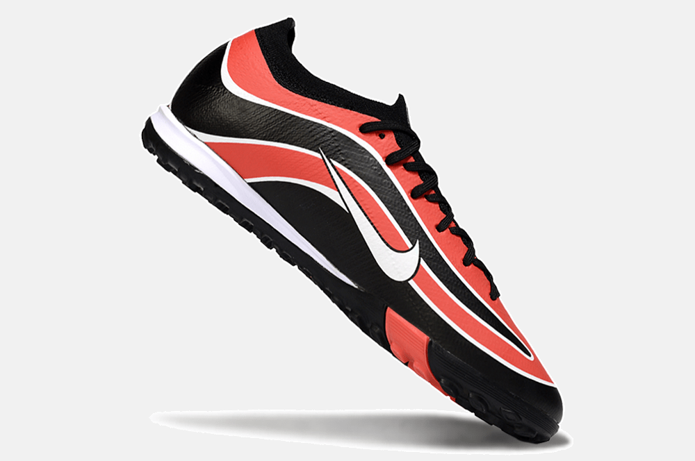 Chuteira Society Nike Air Zoom Mercurial Vapor 16 Elite TF - Laranja, Preta e Branca - MAGNUM SPORT*