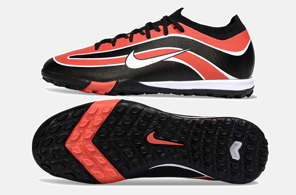 Chuteira Society Nike Air Zoom Mercurial Vapor 16 Elite TF - Laranja, Preta e Branca - MAGNUM SPORT*