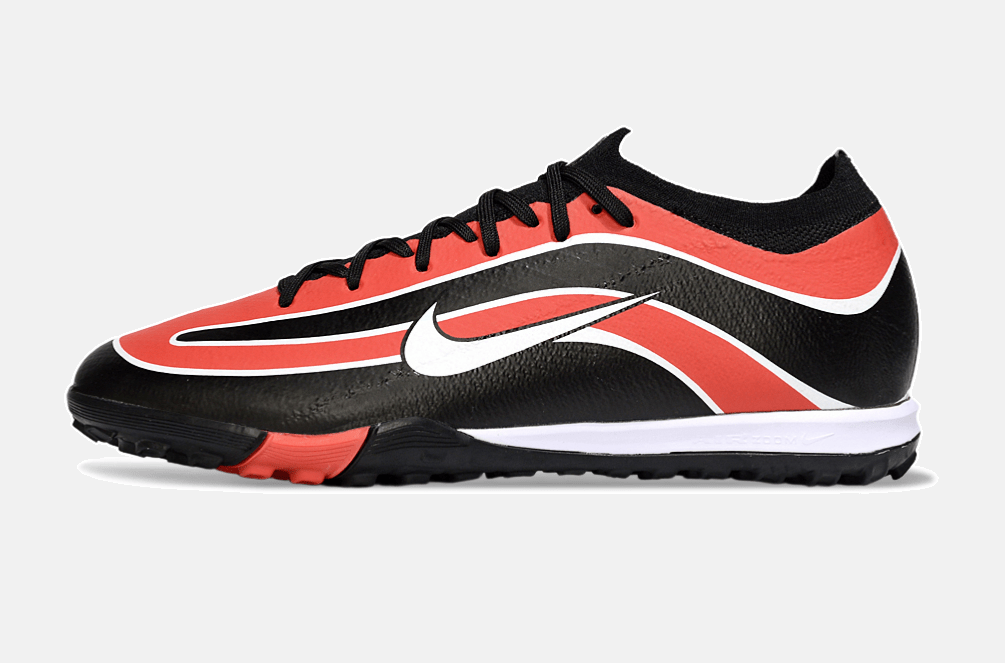 Chuteira Society Nike Air Zoom Mercurial Vapor 16 Elite TF - Laranja, Preta e Branca - MAGNUM SPORT*
