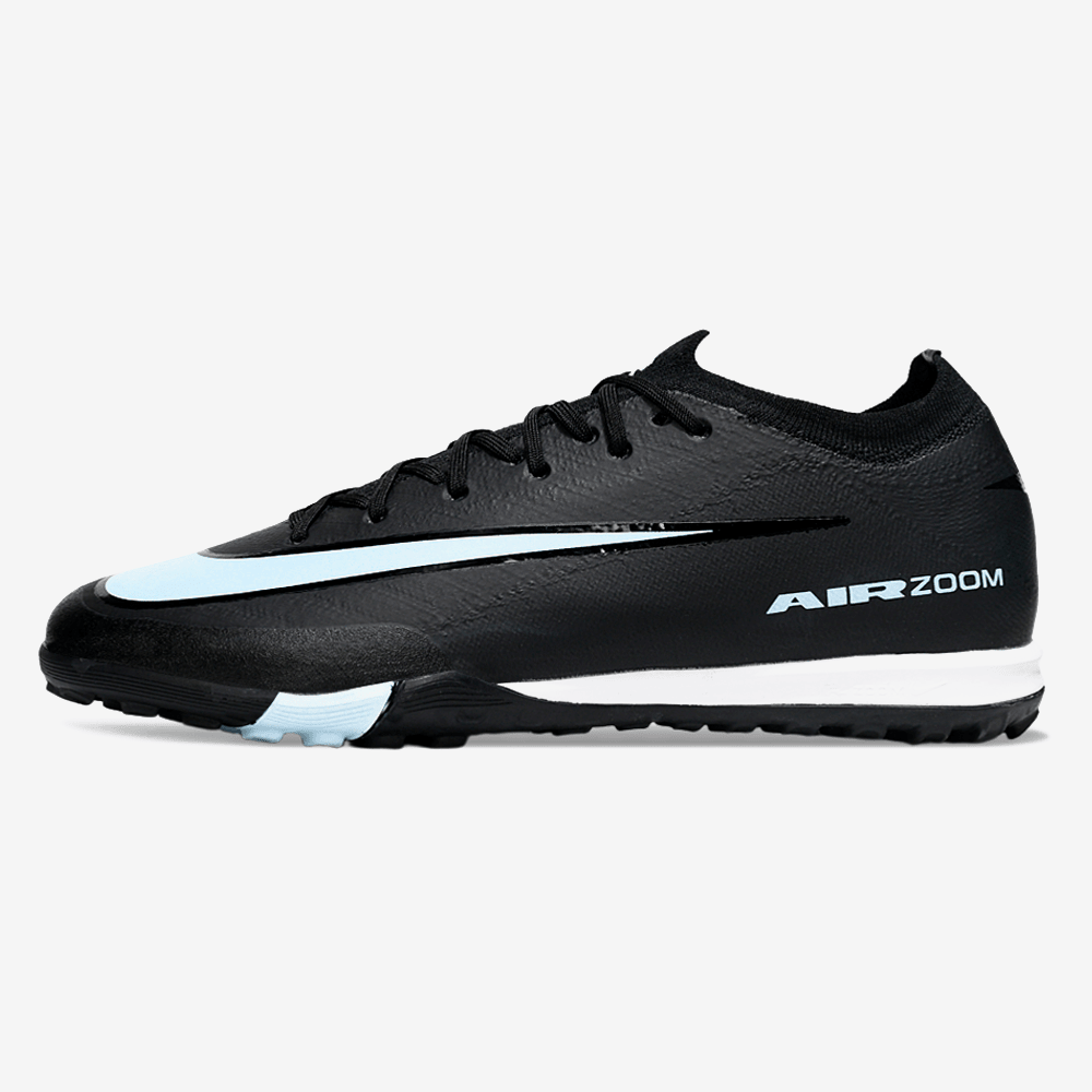 Chuteira Society Nike Air Zoom Mercurial Vapor 16 Elite TF - Preta e Azul - Shadow Pack - MAGNUM SPORT*