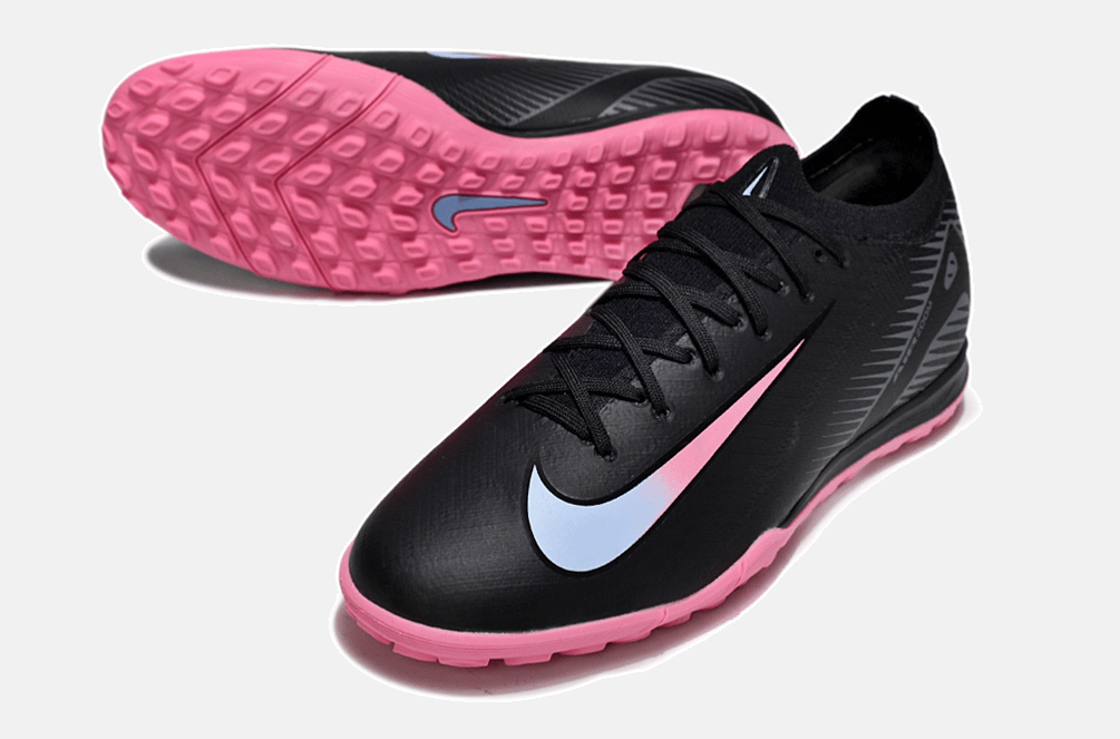 Chuteira Society Nike Air Zoom Mercurial Vapor 16 Elite TF - Preta e Rosa - MAGNUM SPORT*