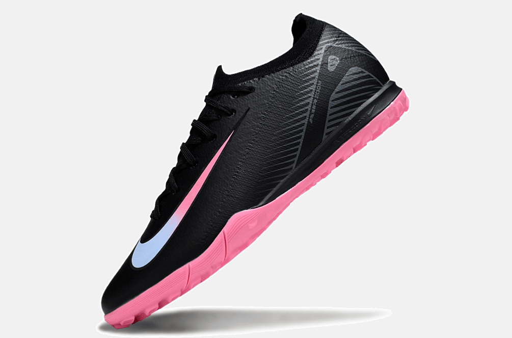 Chuteira Society Nike Air Zoom Mercurial Vapor 16 Elite TF - Preta e Rosa - MAGNUM SPORT*