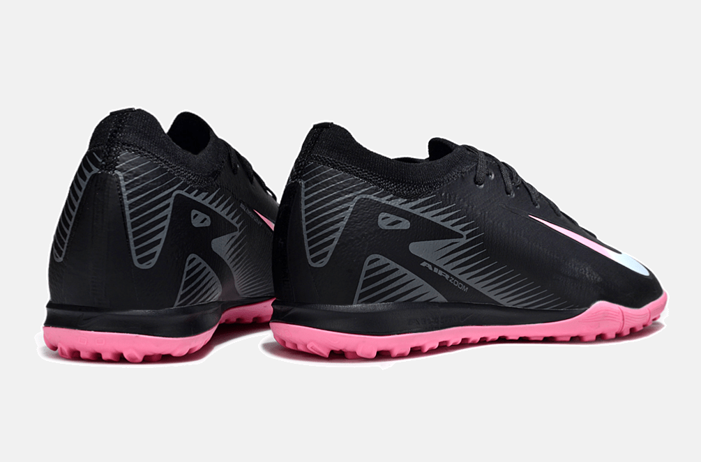 Chuteira Society Nike Air Zoom Mercurial Vapor 16 Elite TF - Preta e Rosa - MAGNUM SPORT*