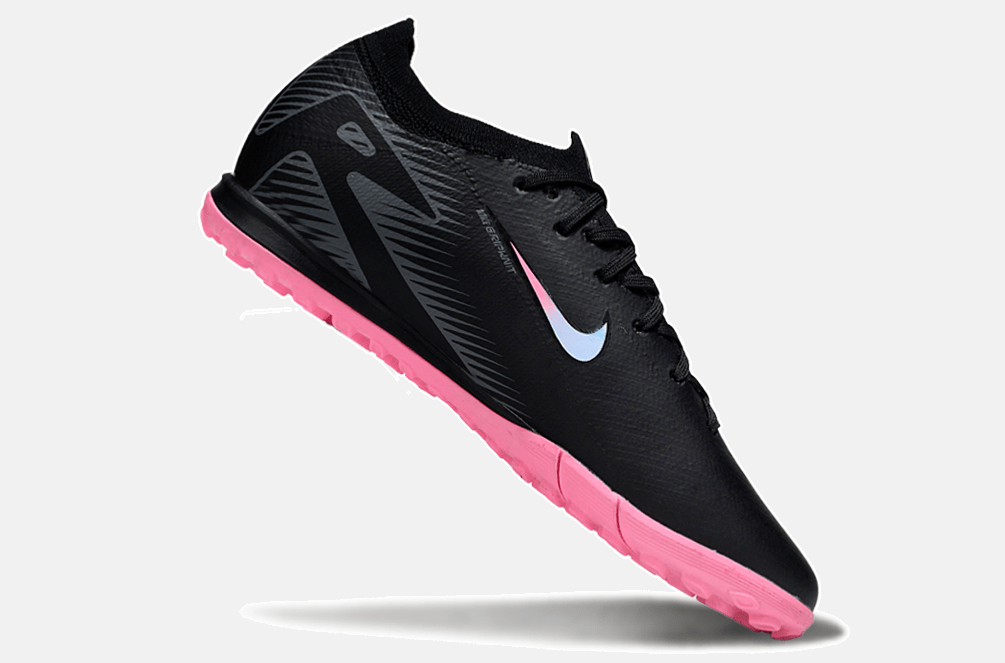 Chuteira Society Nike Air Zoom Mercurial Vapor 16 Elite TF - Preta e Rosa - MAGNUM SPORT*