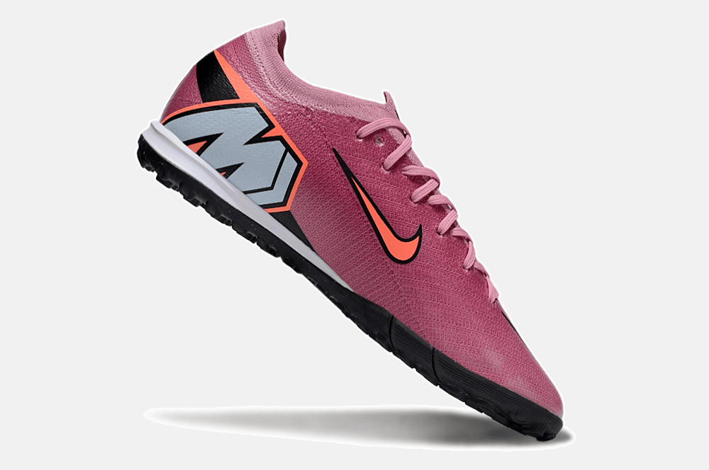 Chuteira Society Nike Air Zoom Mercurial Vapor 16 Elite TF - Rosa, Vermelha e Preta - Scary Good Pack - MAGNUM SPORT*