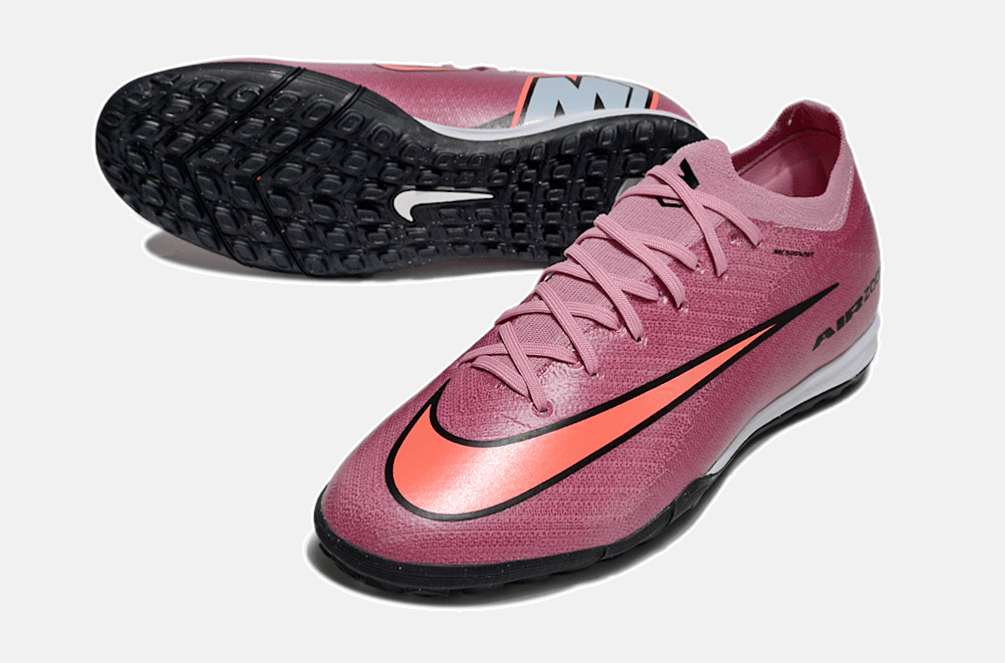Chuteira Society Nike Air Zoom Mercurial Vapor 16 Elite TF - Rosa, Vermelha e Preta - Scary Good Pack - MAGNUM SPORT*
