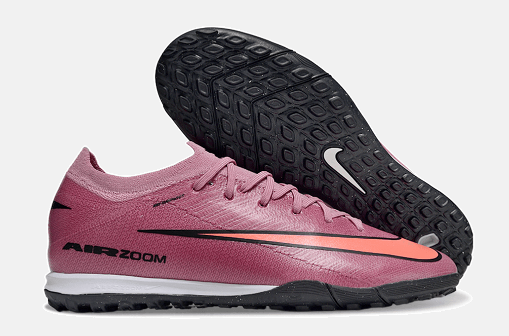 Chuteira Society Nike Air Zoom Mercurial Vapor 16 Elite TF - Rosa, Vermelha e Preta - Scary Good Pack - MAGNUM SPORT*