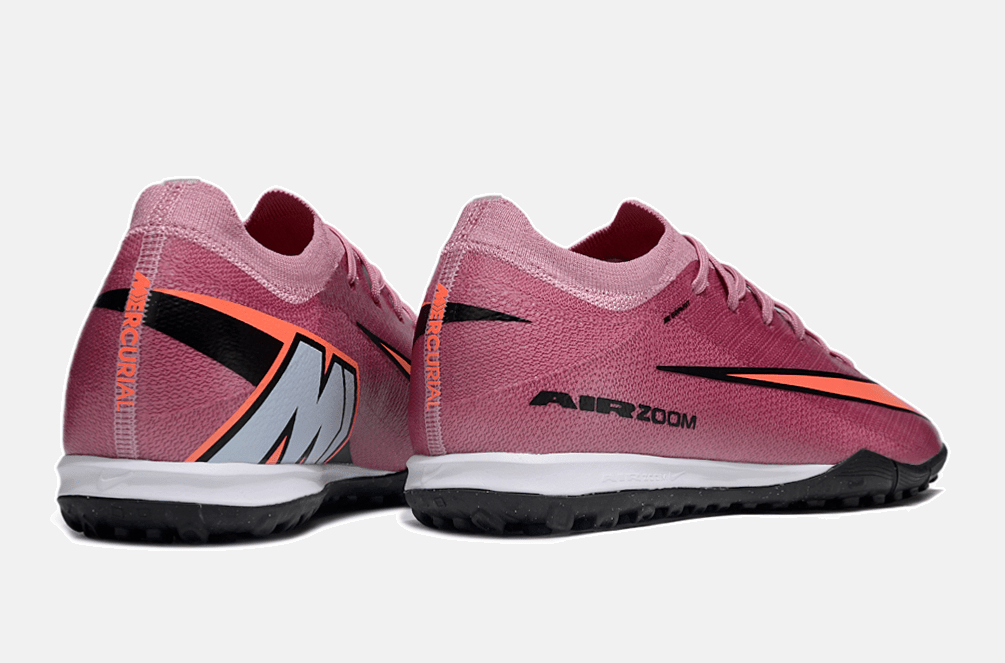 Chuteira Society Nike Air Zoom Mercurial Vapor 16 Elite TF - Rosa, Vermelha e Preta - Scary Good Pack - MAGNUM SPORT*