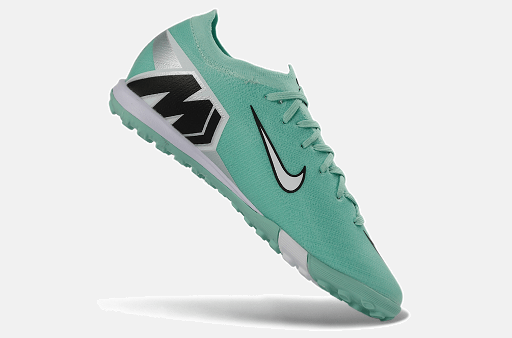 Chuteira Society Nike Air Zoom Mercurial Vapor 16 Elite TF - Turquesa - MAGNUM SPORT*