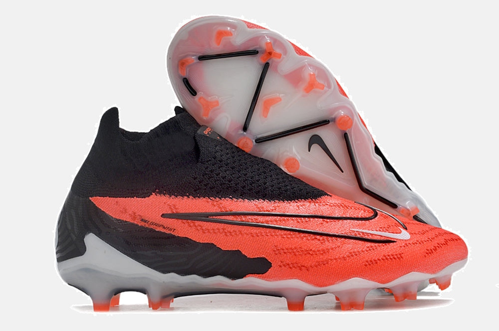 Chuteira Society Nike Gripknit Phantom GX Elite Dynamic Fit FG - Vermelha e Preta - imagem 8