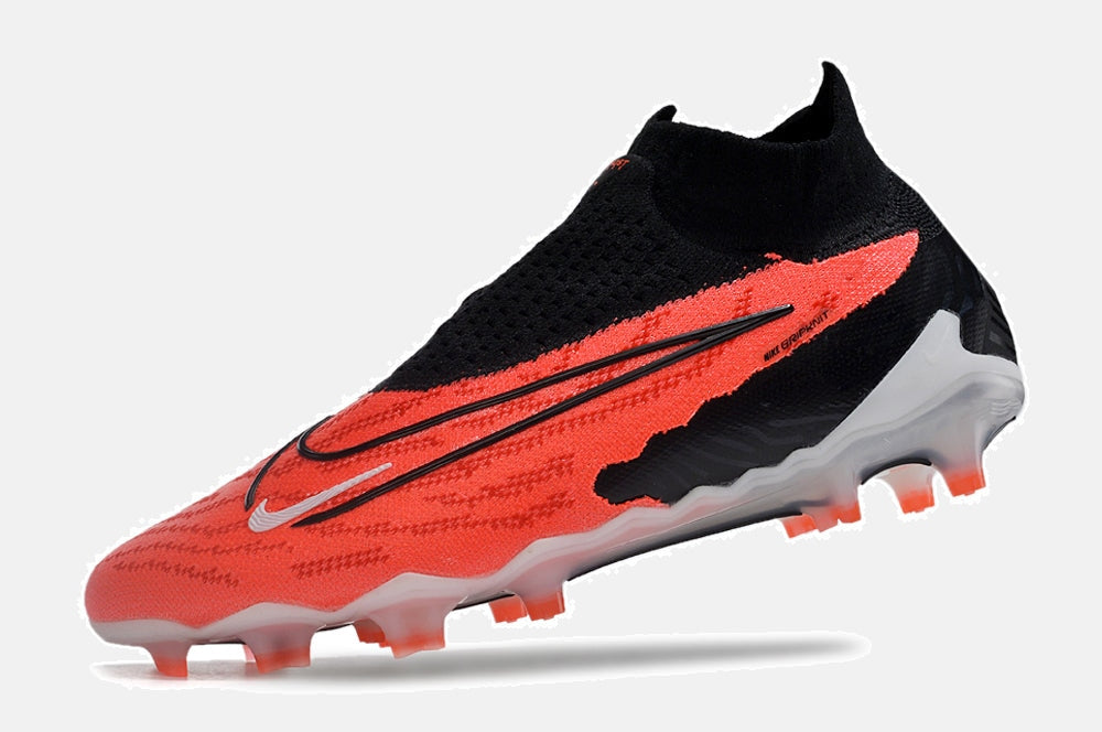 Chuteira Society Nike Gripknit Phantom GX Elite Dynamic Fit FG - Vermelha e Preta - imagem 6