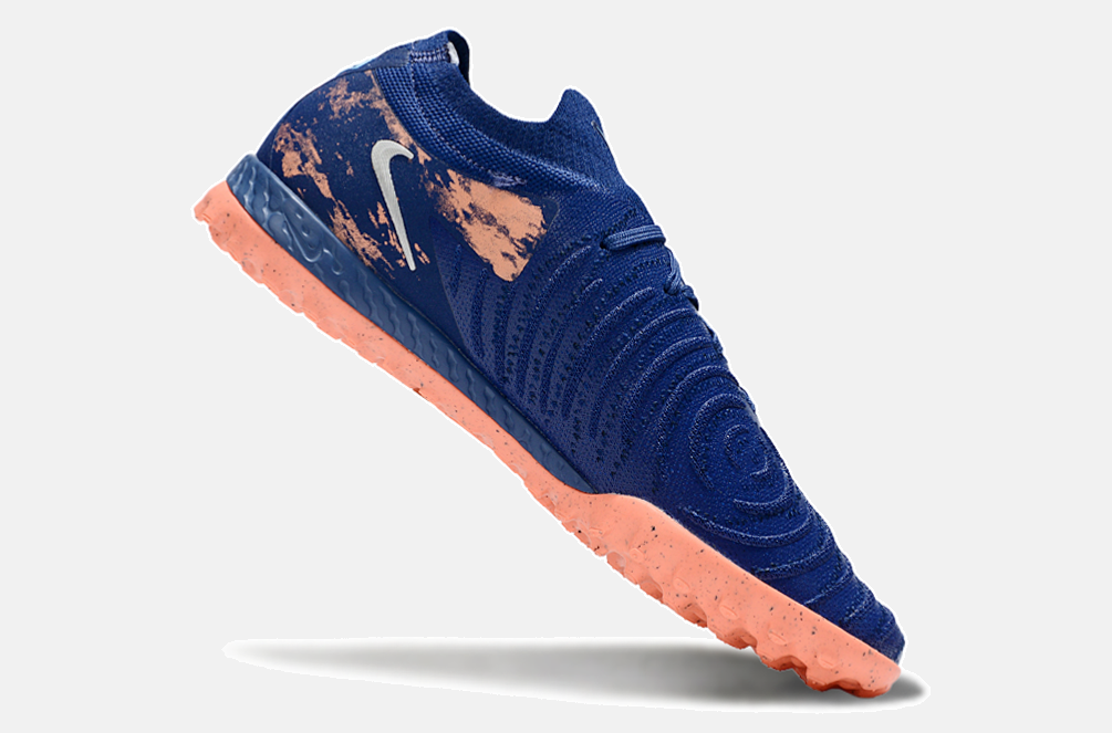 Chuteira Society Nike Phantom GX II TF - Azul e Laranja - imagem 6