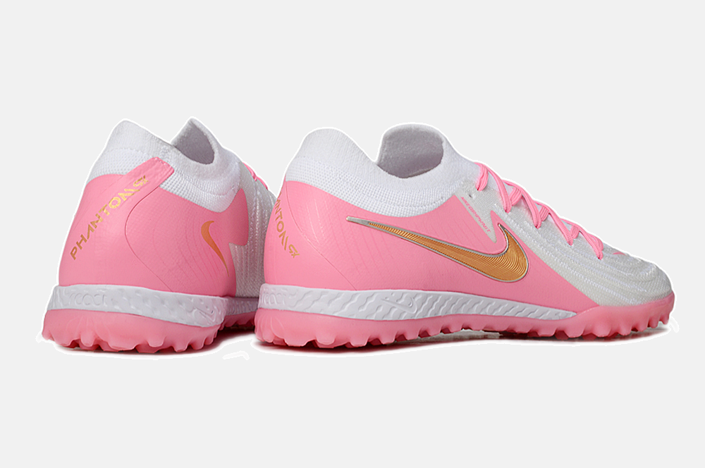 Chuteira Society Nike Phantom GX II TF - Branca e Rosa - imagem 7