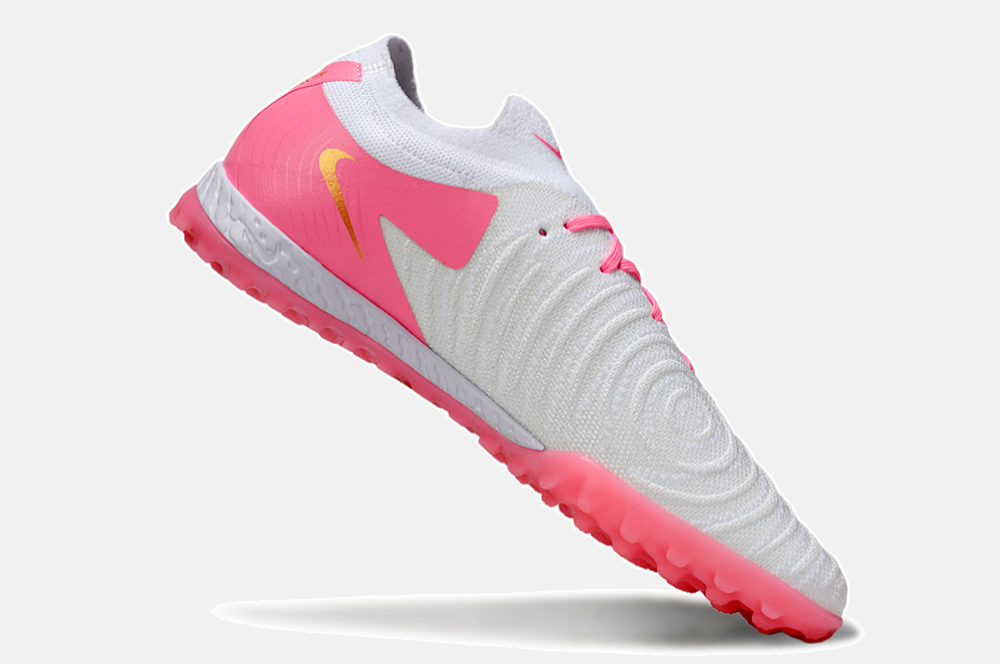 Chuteira Society Nike Phantom GX II TF - Branca e Rosa - imagem 6