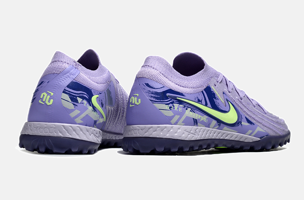 Chuteira Society Nike Phantom GX II TF - Roxa e Verde