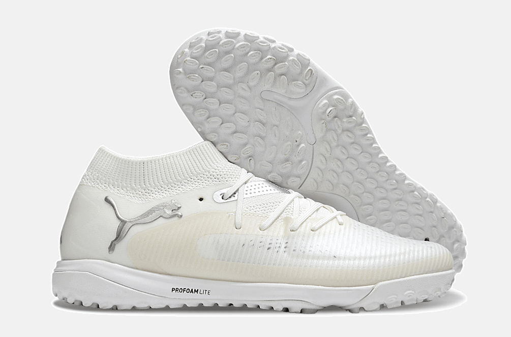 Chuteira Society Puma Future 8 TF - Branca - Whiteout Pack - MAGNUM SPORT*