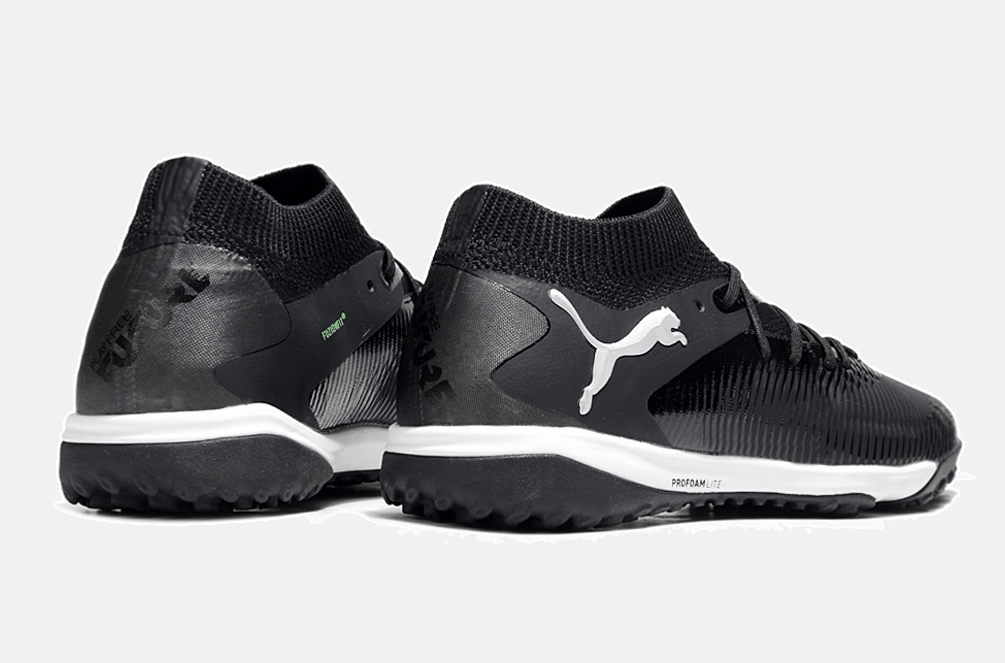Chuteira Society Puma Future 8 TF - Preta, Branca e Verde - Eclipse Pack - MAGNUM SPORT*