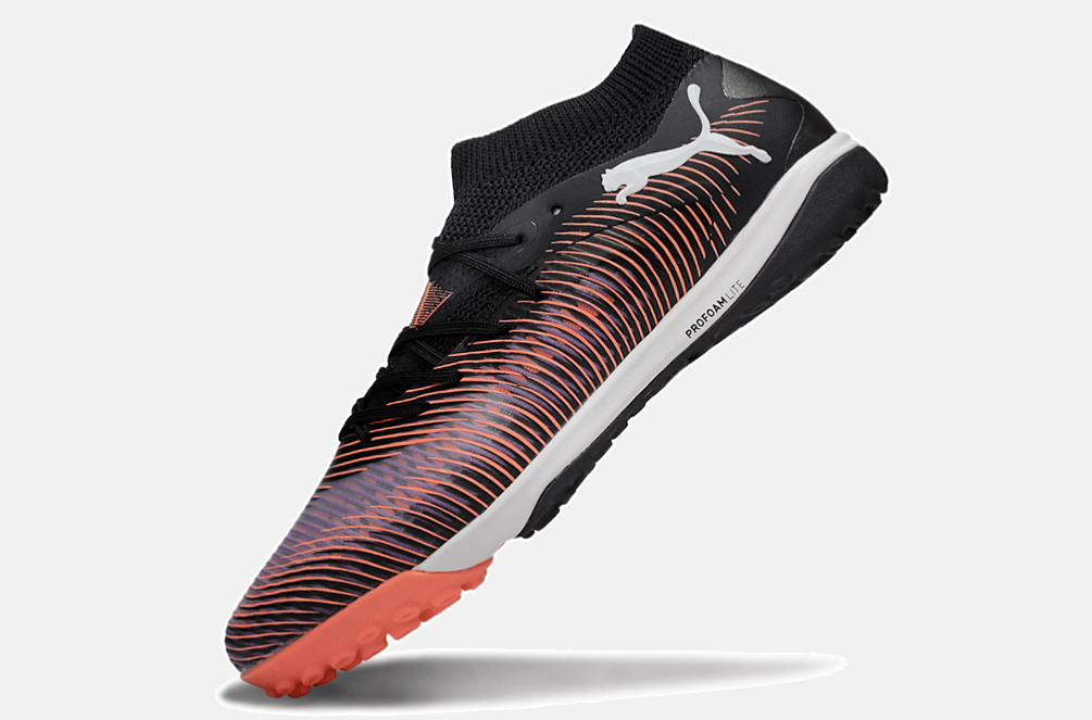 Chuteira Society Puma Future 8 TF - Preta, Roxa e Laranja - Unlimited Pack - MAGNUM SPORT*