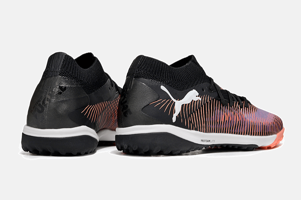 Chuteira Society Puma Future 8 TF - Preta, Roxa e Laranja - Unlimited Pack - MAGNUM SPORT*