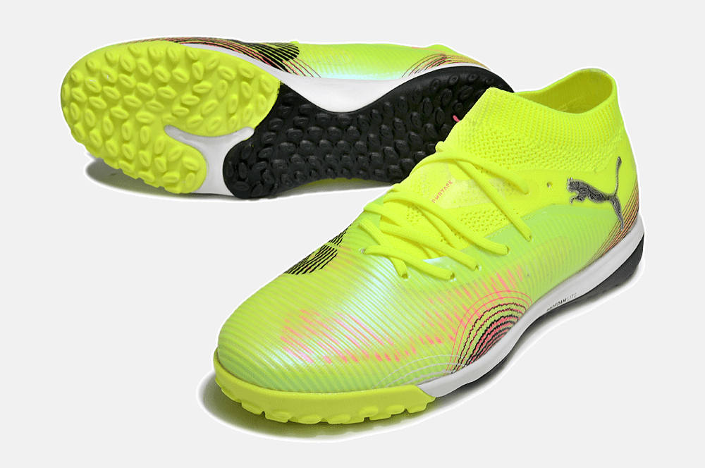 Chuteira Society Puma Future 8 TF - Verde, Preta e Branca - Audacity Pack - MAGNUM SPORT*