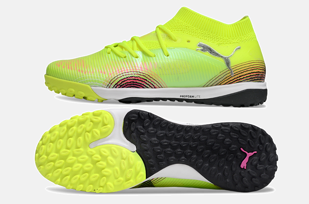 Chuteira Society Puma Future 8 TF - Verde, Preta e Branca - Audacity Pack