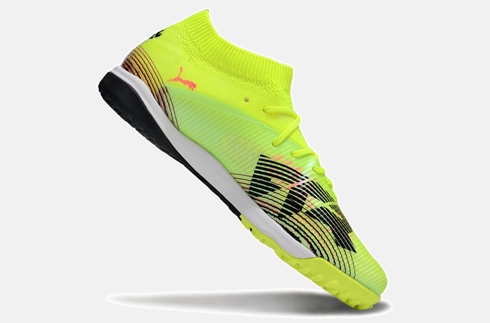 Chuteira Society Puma Future 8 TF - Verde, Preta e Branca - Audacity Pack