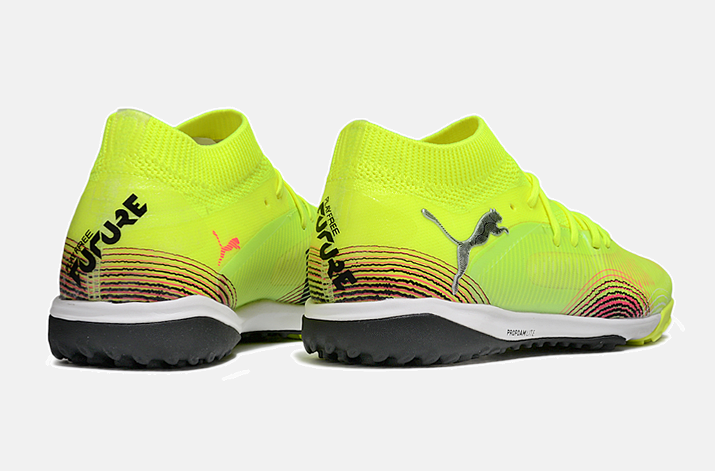 Chuteira Society Puma Future 8 TF - Verde, Preta e Branca - Audacity Pack