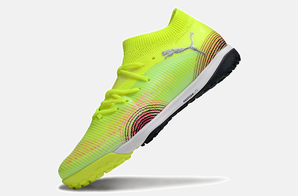 Chuteira Society Puma Future 8 TF - Verde, Preta e Branca - Audacity Pack