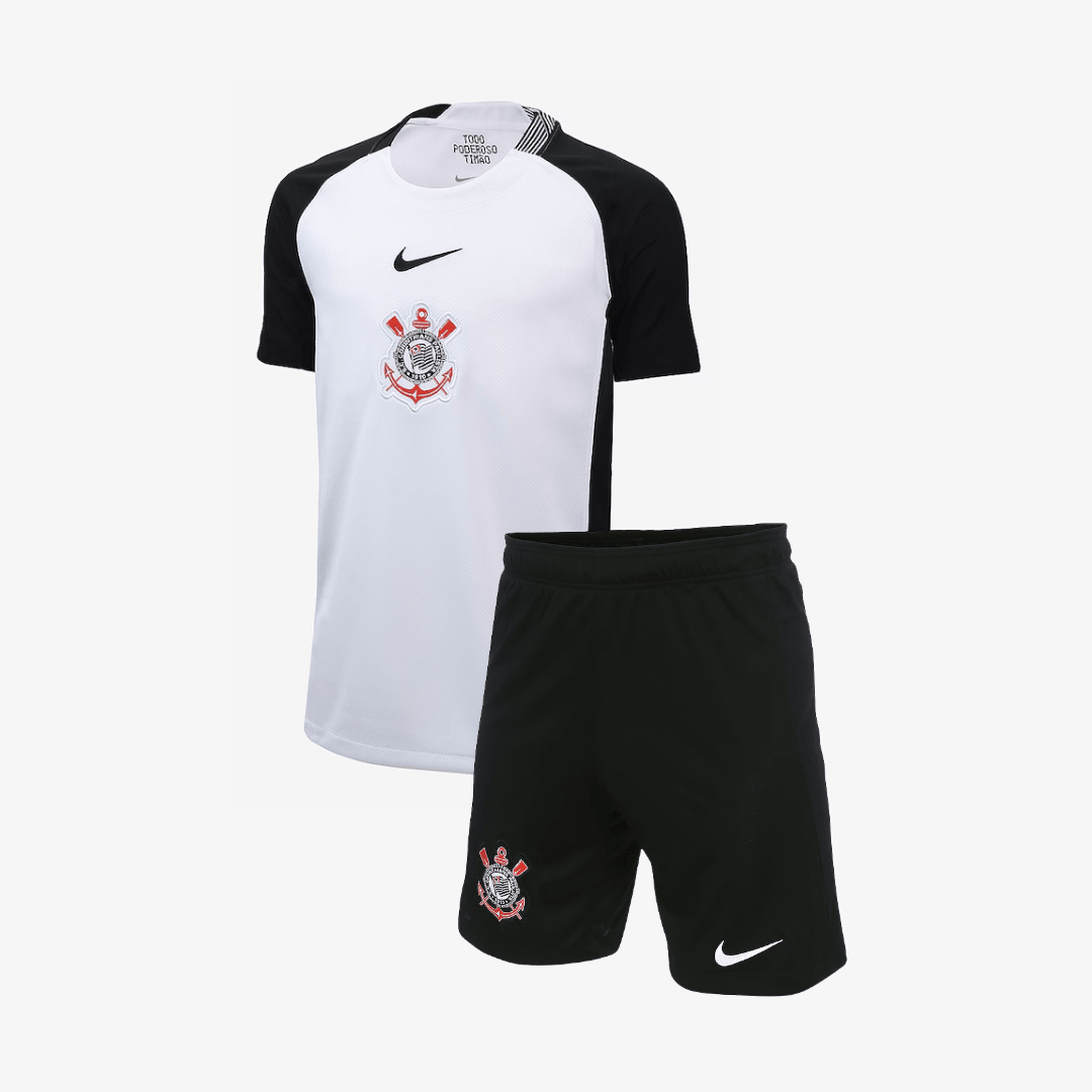 Conjunto Infantil Nike Corinthians 2025/26 I - MAGNUM SPORT*