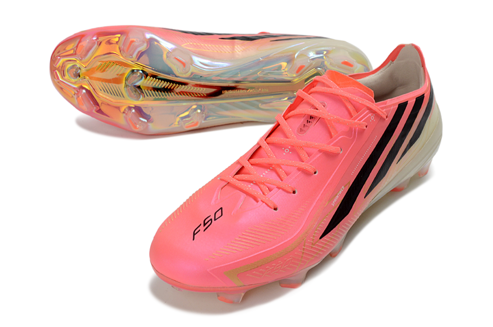 Chuteira Adidas F50 Hyperfast Elite FG Copa do Mundo - Road to Glory Pack - Bege