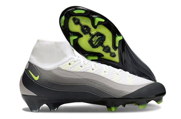 Chuteira Nike AIR Zoom Mercurial Superfly 16 Elite AIR MAX 95 - Branca e Preta