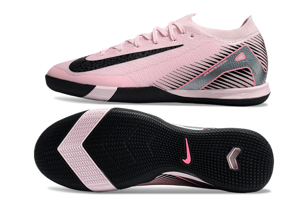 Chuteira Futsal Nike Mercurial Air Zoom Vapor 16 IC - Rosa e Preta