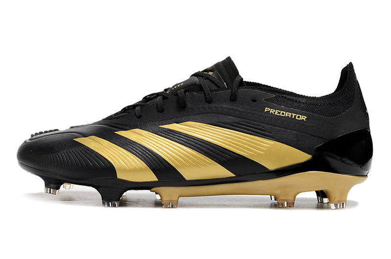 Chuteira Adidas Predator Elite FG - Dourada e Preta