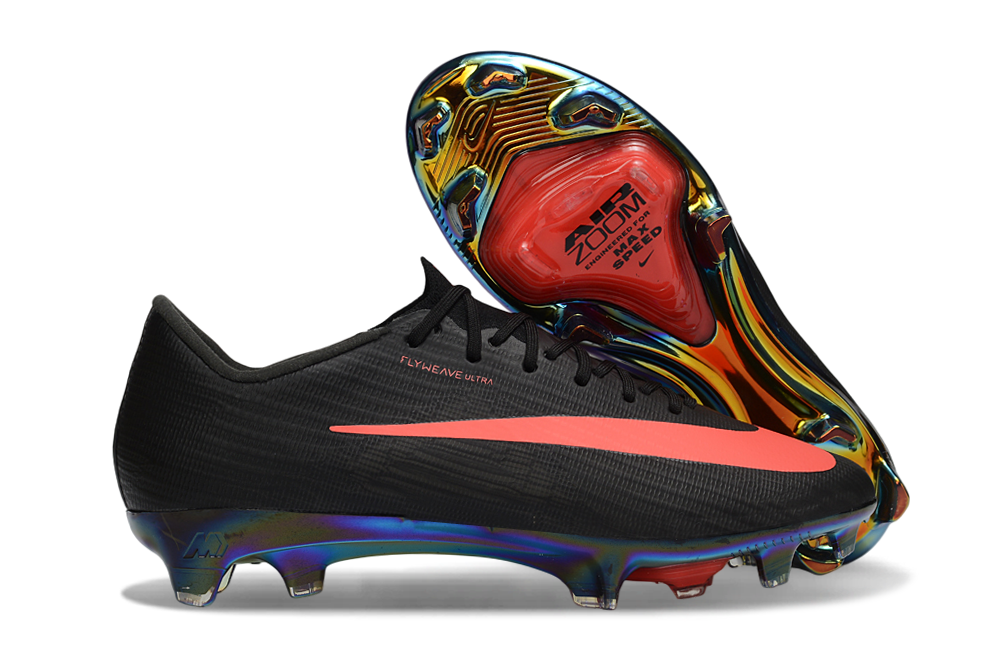 Chuteira Nike Air Zoom Mercurial Superfly 11 Elite FG - Preto e Vermelho