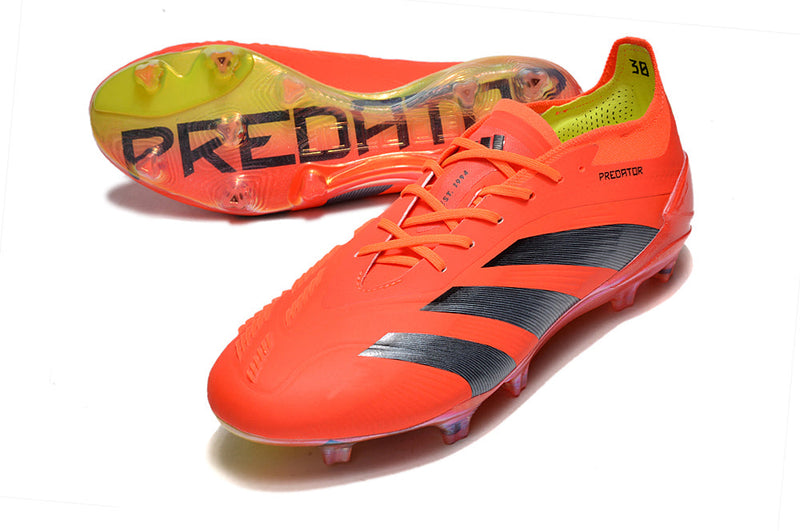 Chuteira Adidas Predator Elite FG - Laranja e Cinza