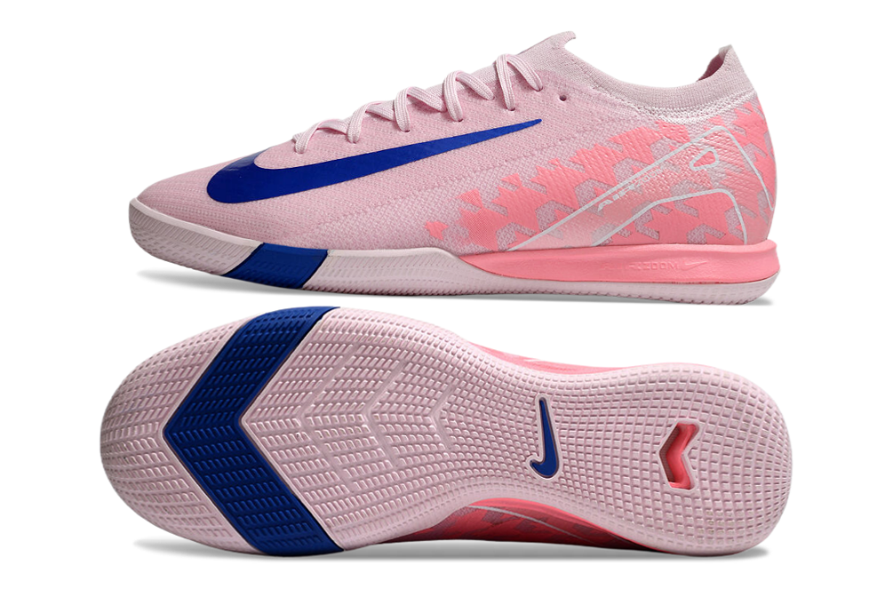 Chuteira Futsal Nike Mercurial Air Zoom Vapor 16 IC - Rosa e Azul