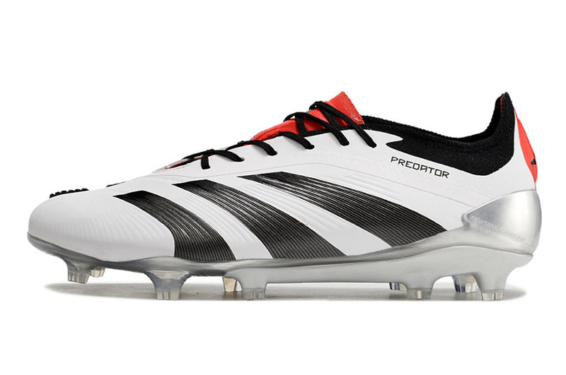 Chuteira Adidas Predator Elite FG - Branca e Preta