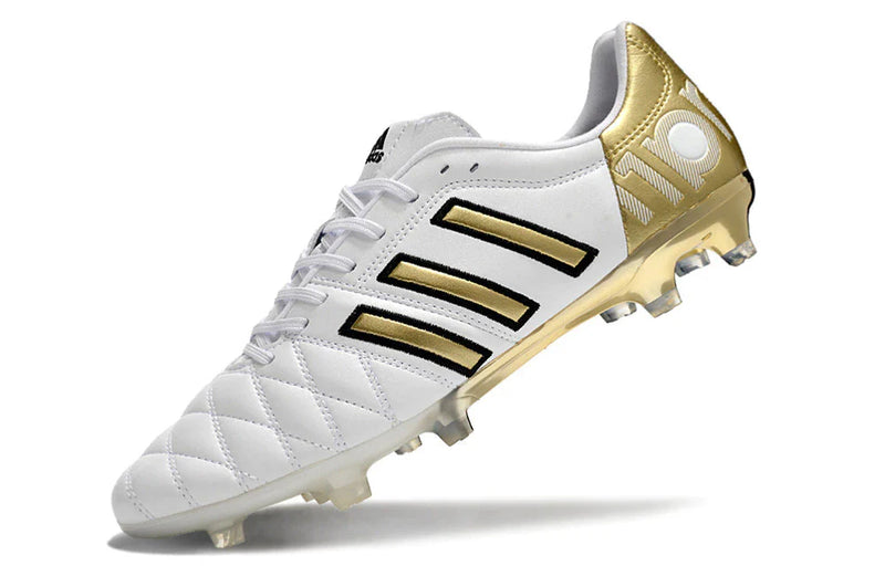 Chuteira Adidas 11 Pro Kross Dourada FG